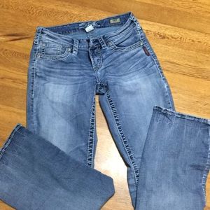 Silver Aiko bootcut jeans size 26/31